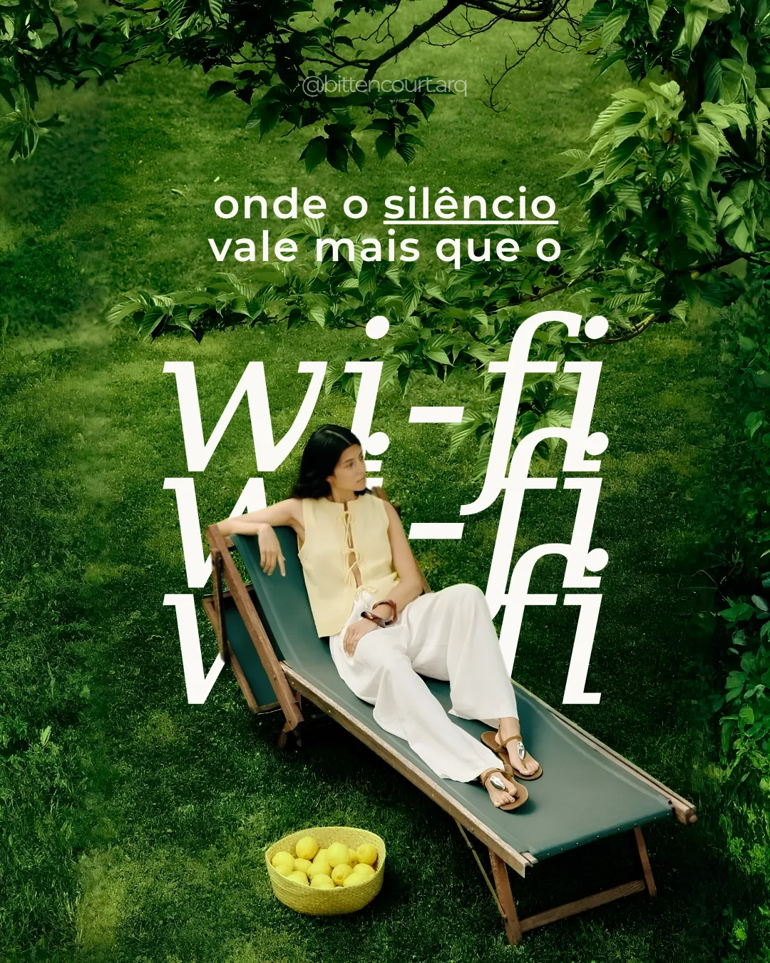 Rafael Bittencourt: Silencio vale mais que wifi