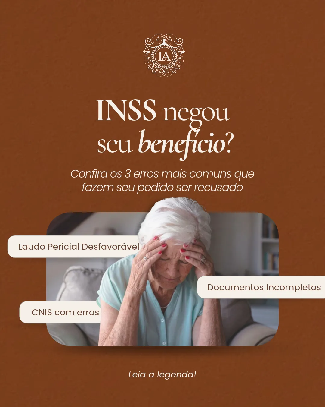 Luciana Argenton: Inss negou seu beneficio